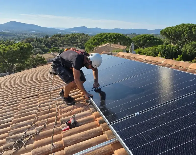 Installateur panneaux solaires La Calmette — pose photovoltaïque sur toiture